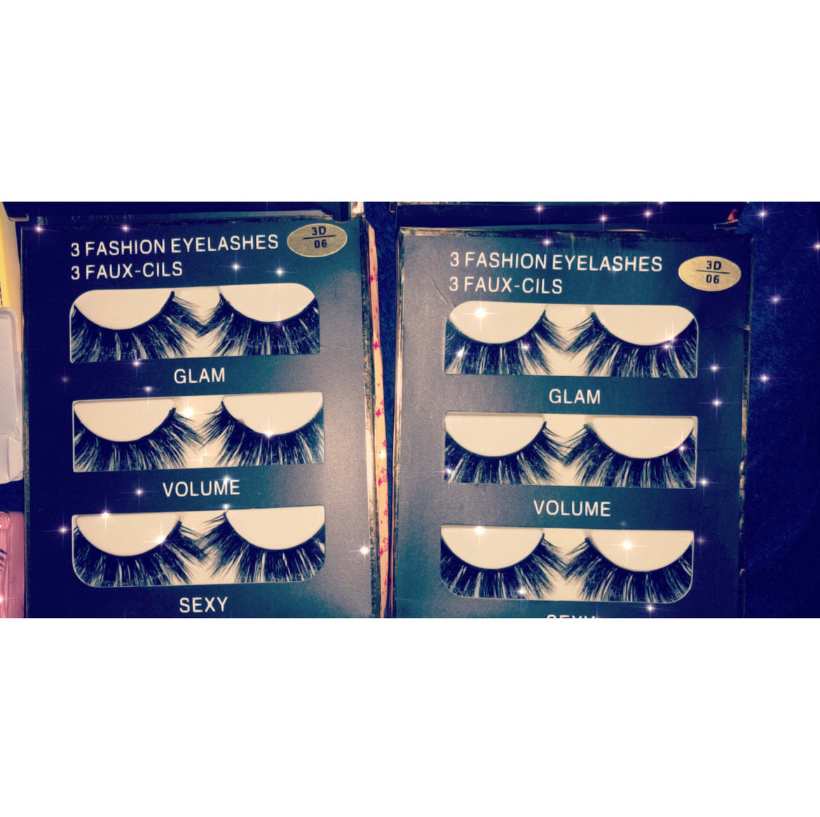 Sleeked Lashes "Spice" “Angel" "Kiss"